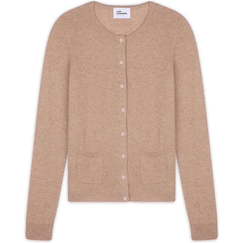 JUST CASHMERE Kardigan Katharine mokka