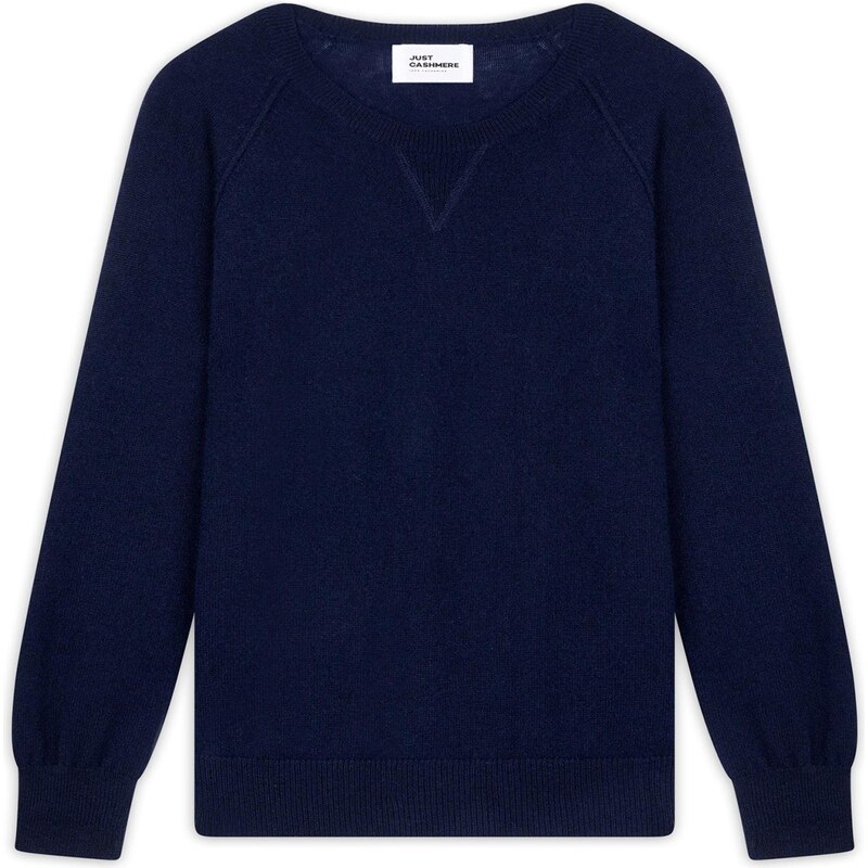 JUST CASHMERE Svetr Helen námořnická modř
