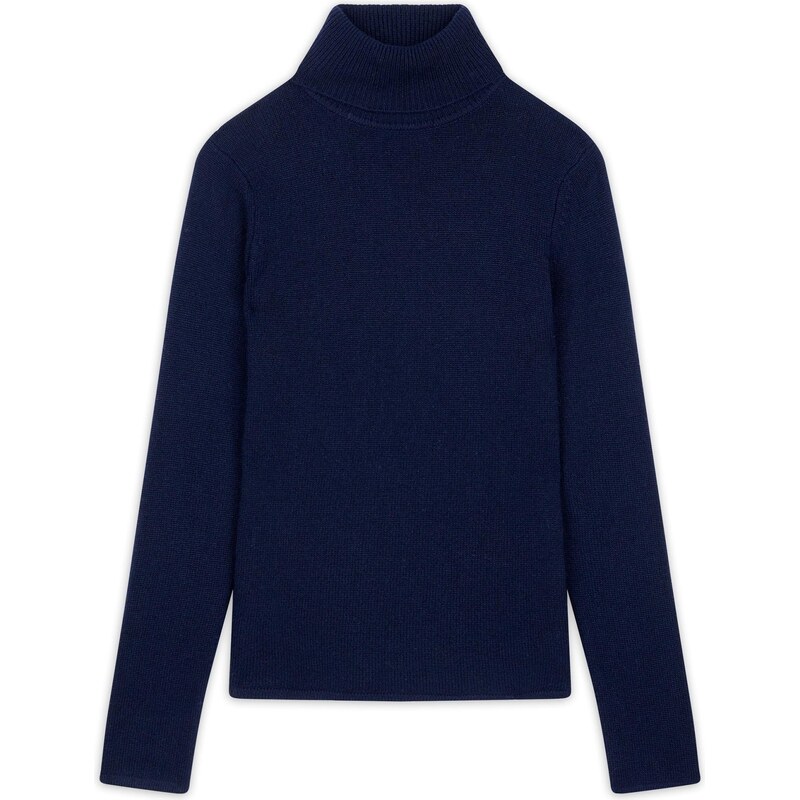 JUST CASHMERE Svetr Juni námořnická modř