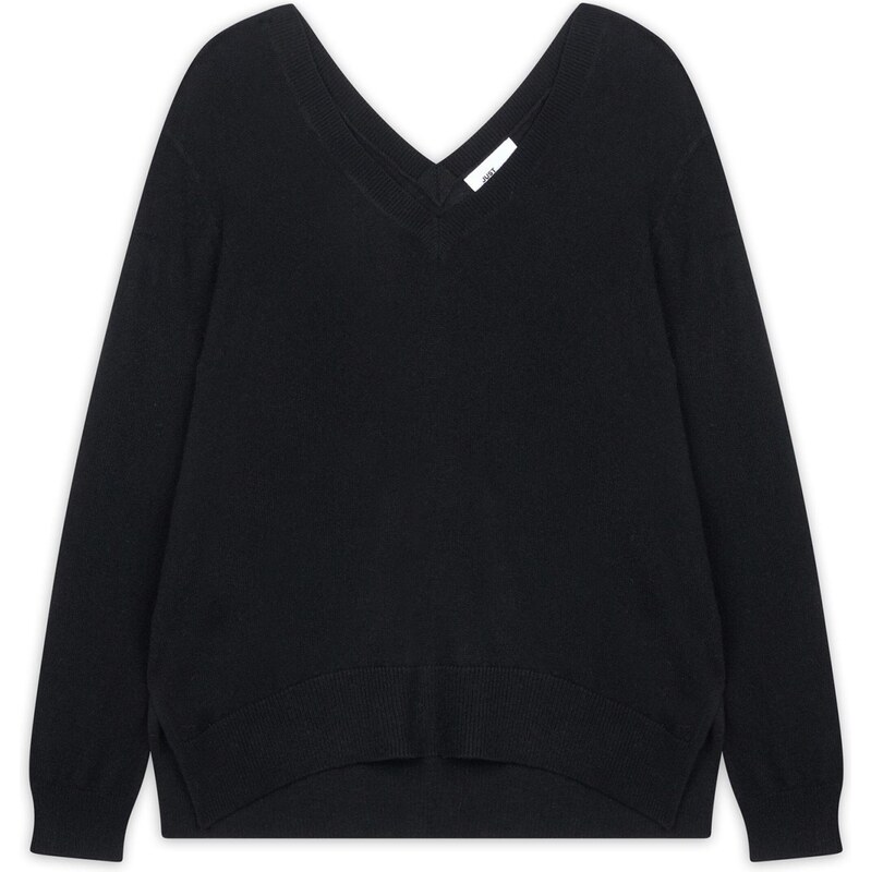 JUST CASHMERE Svetr Opal černá