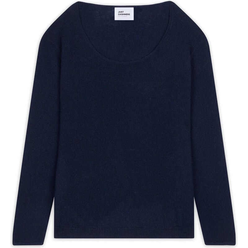 JUST CASHMERE Svetr Fiona námořnická modř 109611209