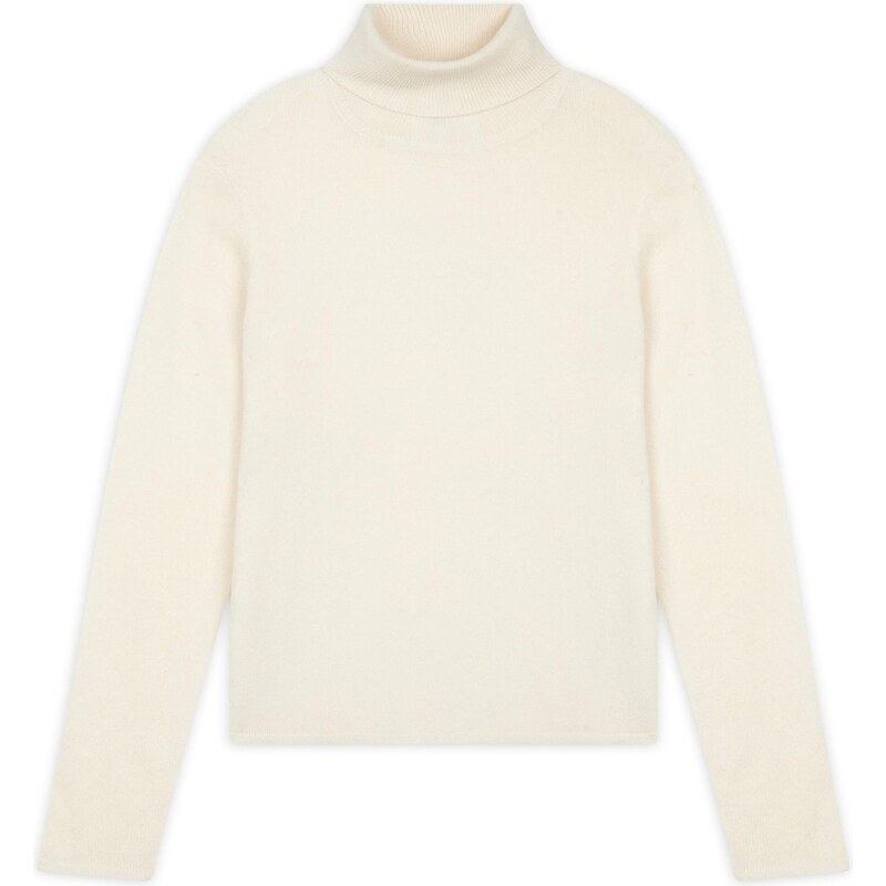 JUST CASHMERE Svetr Ava barva bílé vlny 109611232