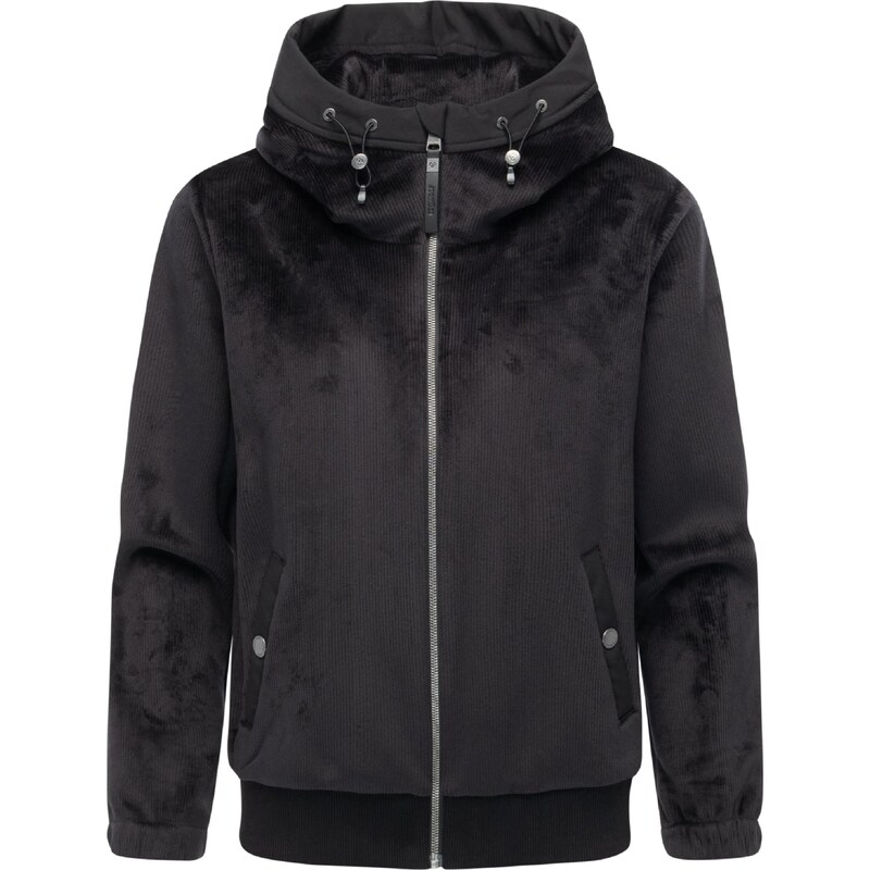 Ragwear Fleecová mikina černá