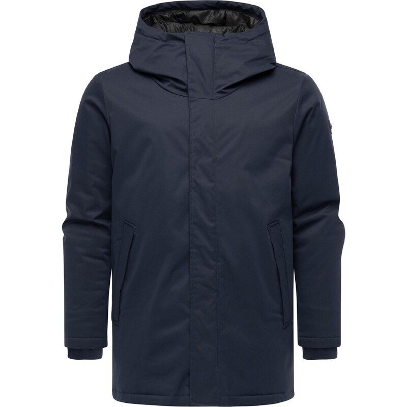 Ragwear Zimní kabát Parcan Twill námořnická modř