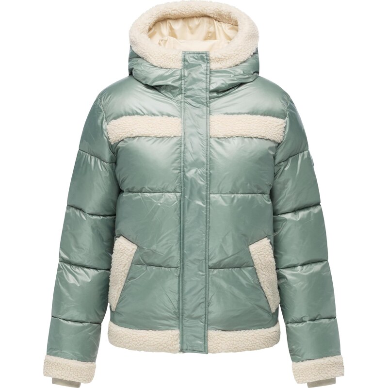 Ragwear Zimní bunda Editah Youmodo krémová / mátová