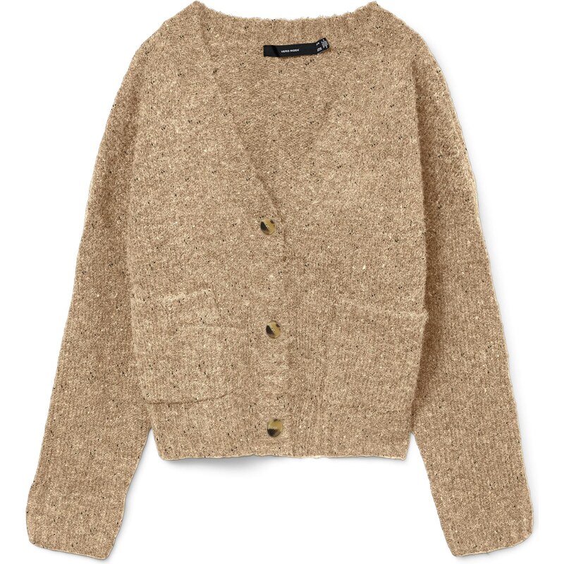 VERO MODA Kardigan hnědá / cappuccino 109611912