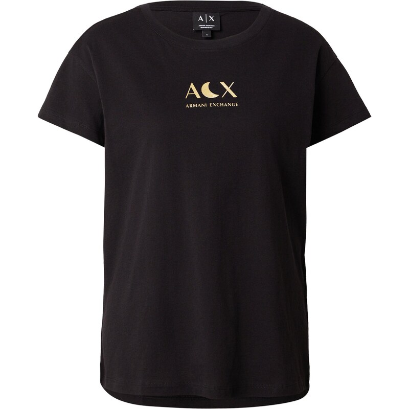 ARMANI EXCHANGE Tričko zlatá / černá 109612495