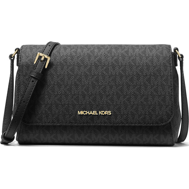 Michael Kors Medium Logo dámská crossbody kabelka černá
