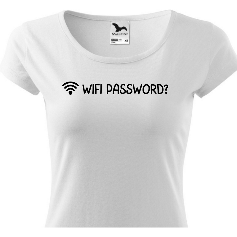 Fenomeno Dámské tričko Wifi password? - bílé