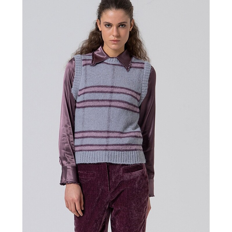 Surkana 565IRDE232 Dámská vesta 47 powdered mauve