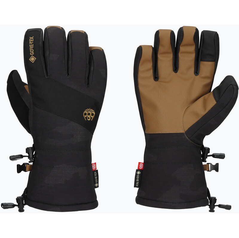 Pánské snowboardové rukavice 686 Gore-Tex Linear black camo