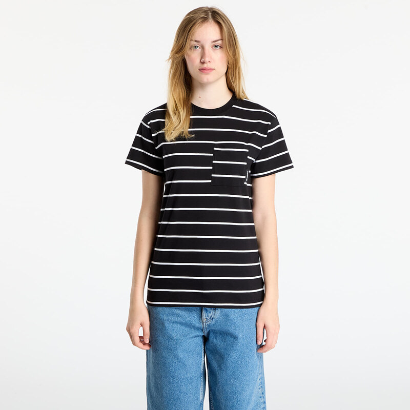 Tričko Horsefeathers Pyper Top Black Stripes M 109622392