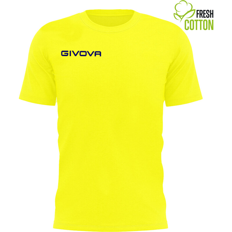 Bavlněné triko Givova Fresh amarillo 2XL 109626214