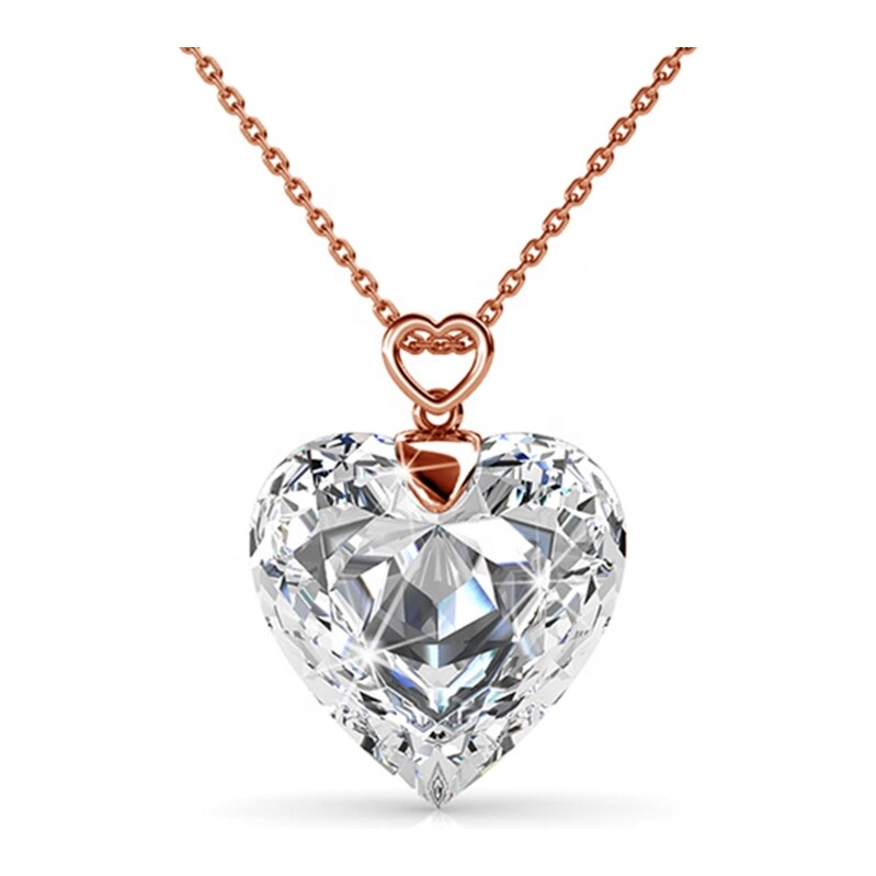 ELENYS Royal Fashion stříbrný pozlacený Swarovski náhrdelník