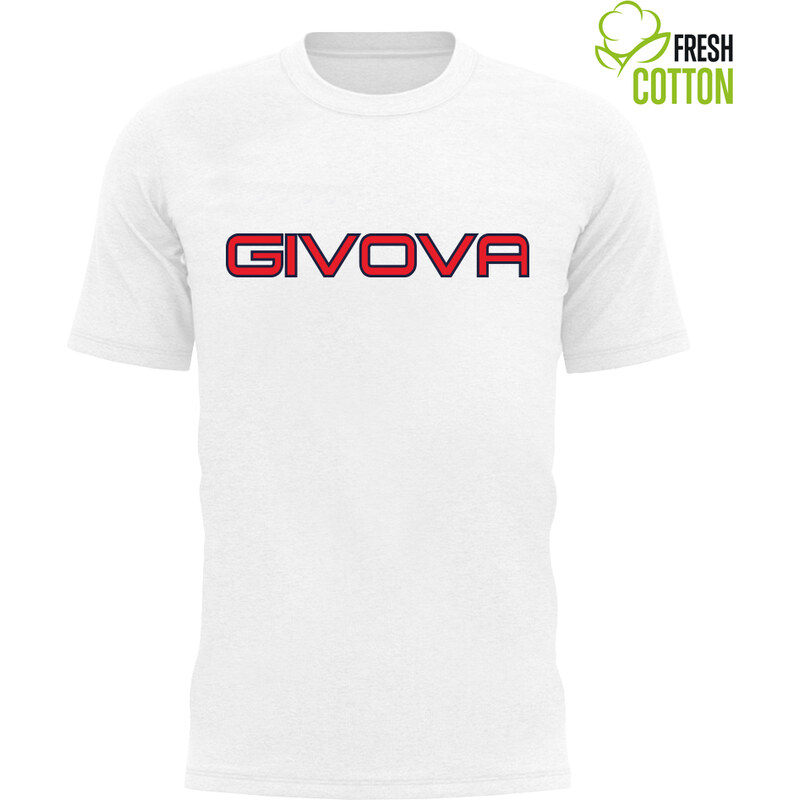 Bavlněné triko Givova Spot white XS 109626257