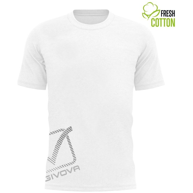 Bavlněné triko GIVOVA Reflective White S 109626777