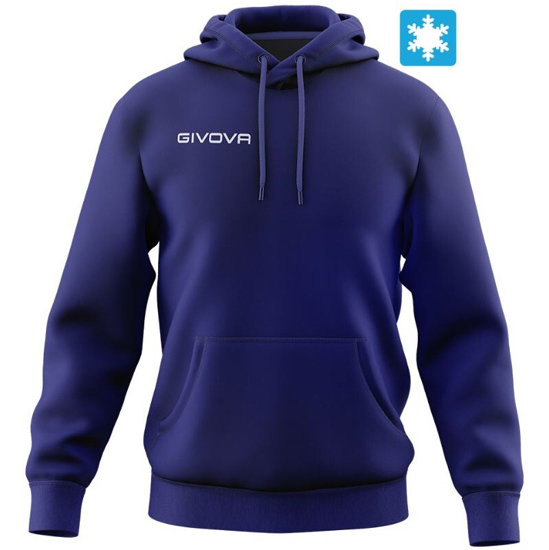 Bavlněná mikina GIVOVA Hoodie Blue L 109627008