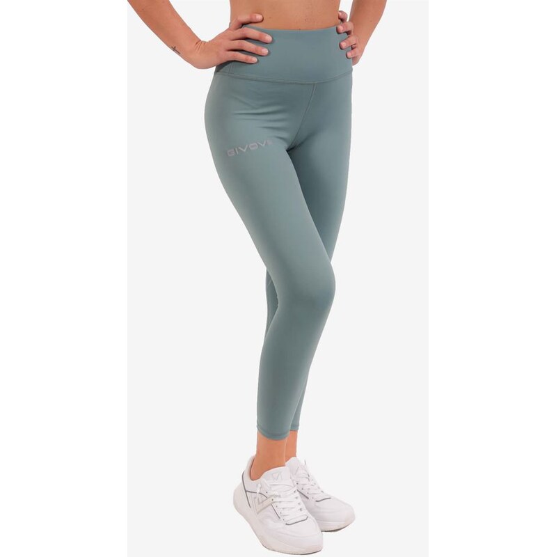 Dámské sportovní legíny GIVOVA Basic Petrol Green S 109627206