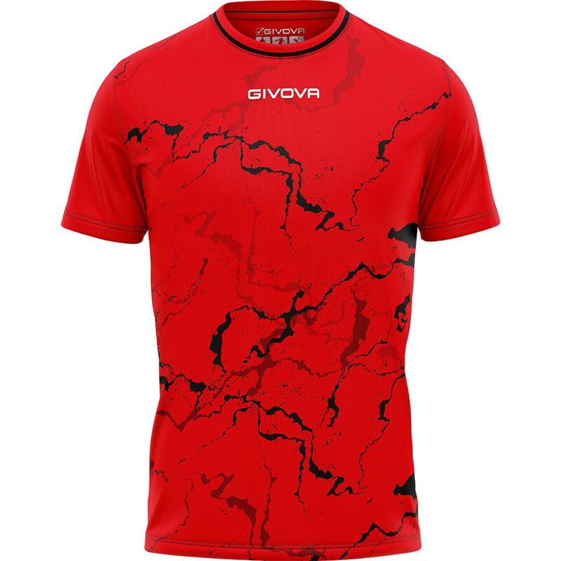 Givova Grafite sportovní triko, červená L