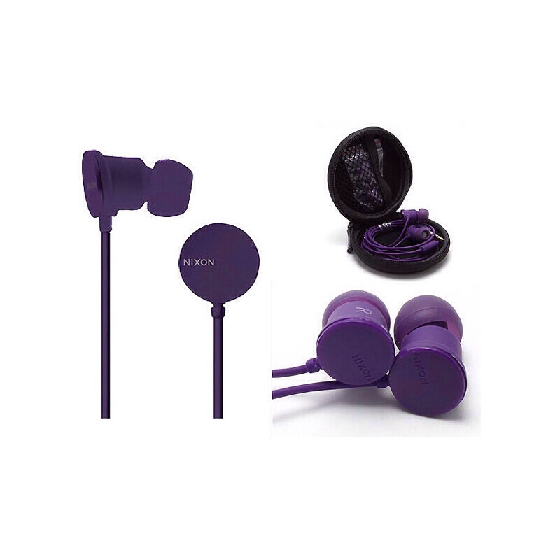 Sluchátka Nixon Wire P Purple fialová