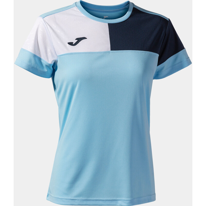 Dámské triko JOMA Camiseta Manga Sky Blue-Navy XS