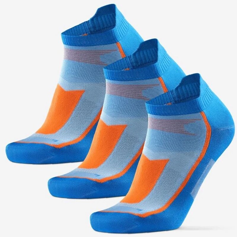 Ponožky Danish Endurance Low-Cut Pro Running 3-pack Blue-Orange