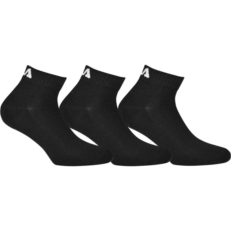 Ponožky FILA Regular Fit 3-pack Black 39-42