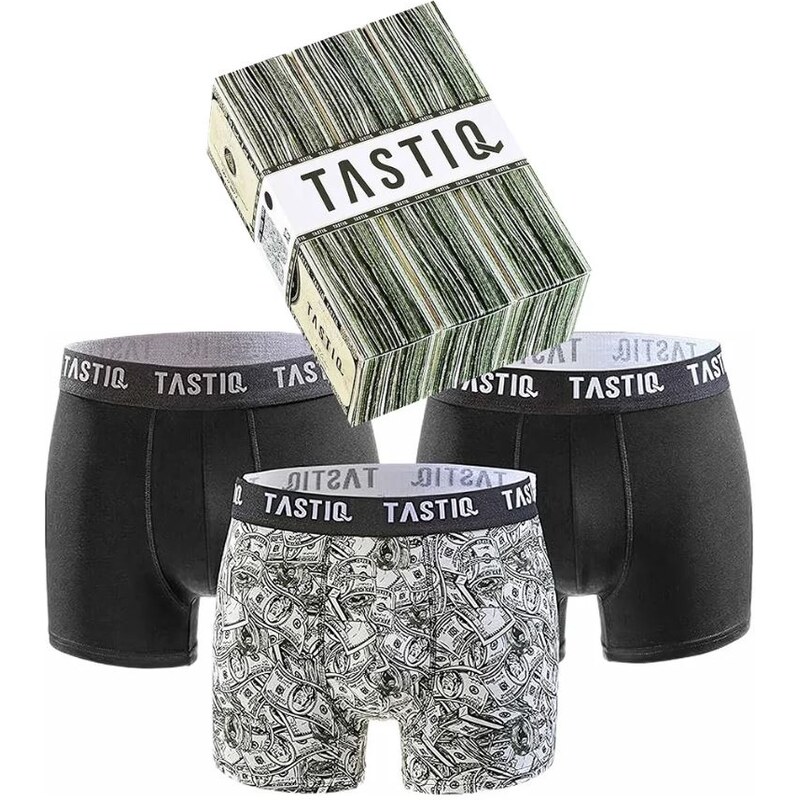 Boxerky Tastiq Dollar 3-pack giftbox L