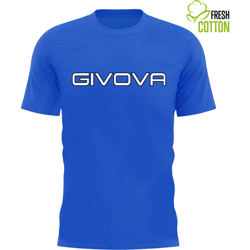 Bavlněné triko Givova Spot royal blue 3XL 109630231