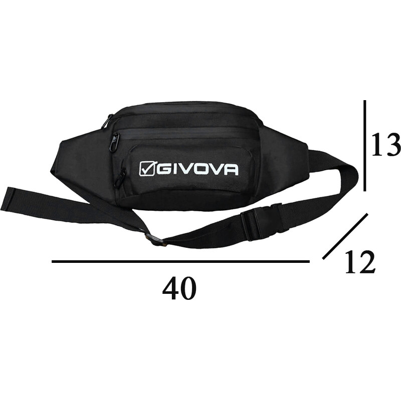 Ledvinka GIVOVA Pouch black černá 109630229