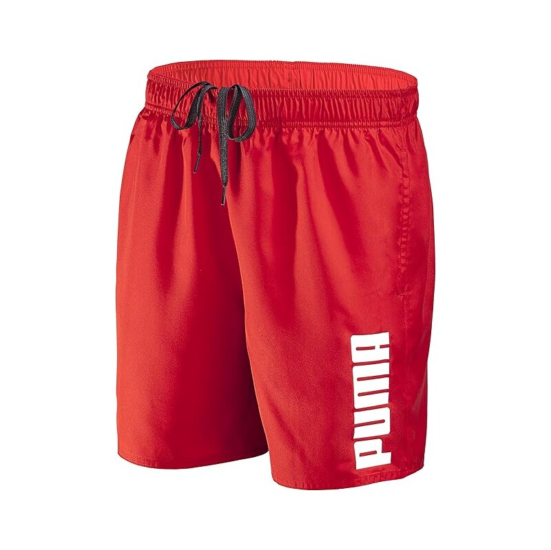 Puma Men Swim Mid pánské koupací šortky, červená M
