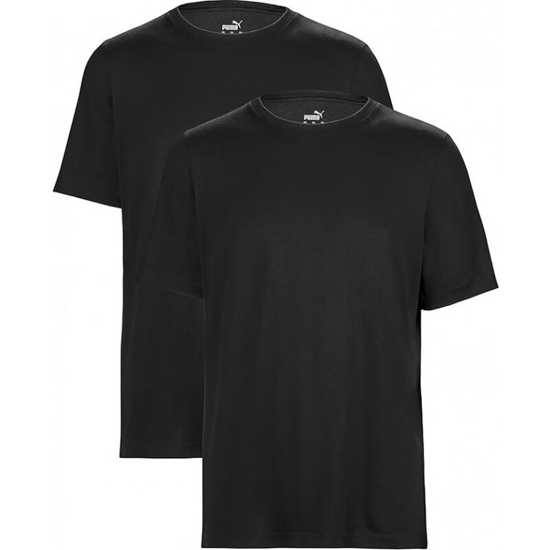 Balení 2 ks triček PUMA T-shirt Black 2-pack L 109630315