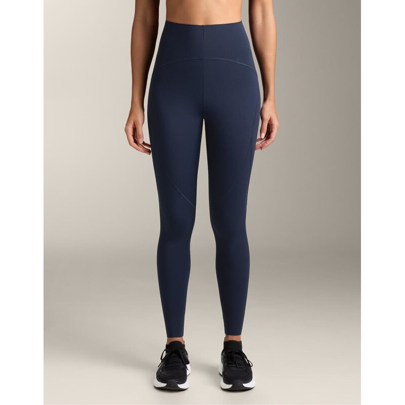 OYSHO Basic compressive ankle-length leggings in navy 109635463