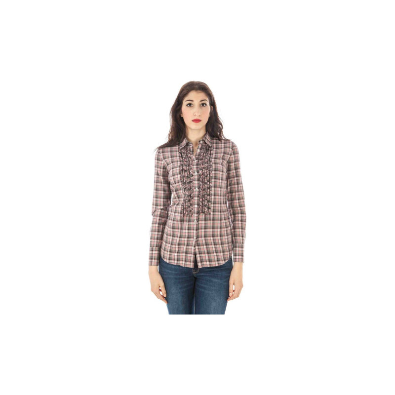 Dámská košile FRED PERRY - Růžová - S 109636788