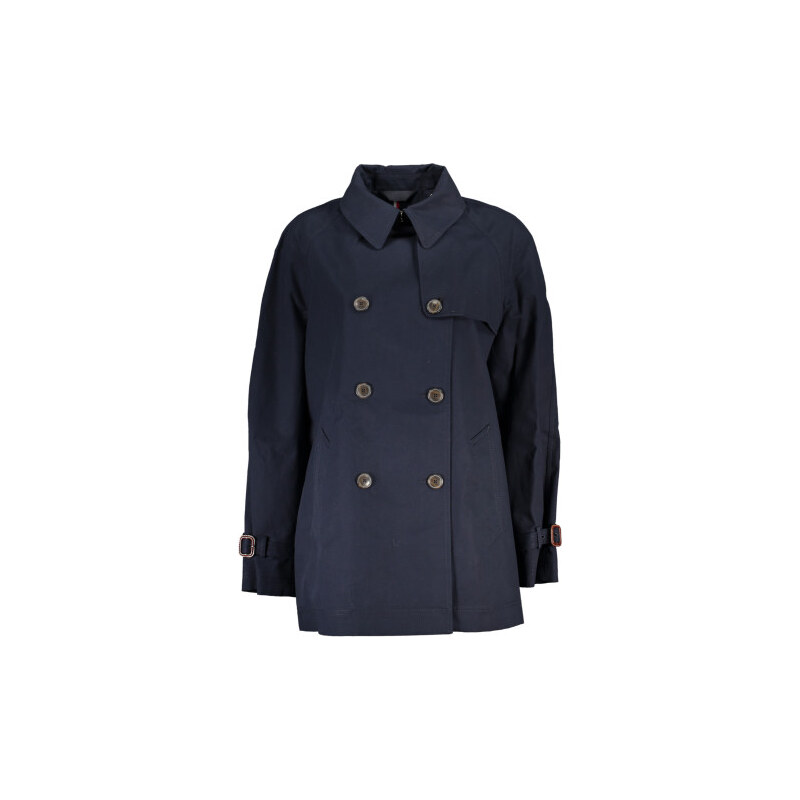Dámský kabát TOMMY HILFIGER - Modrý - 38 109637296