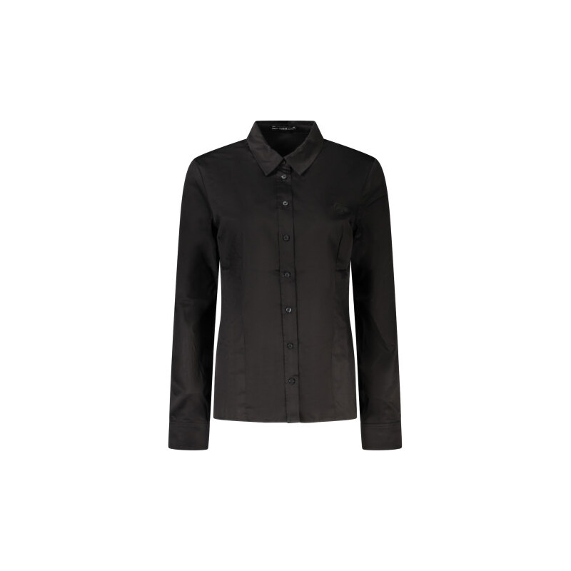 Guess Jeans Camicia Maniche Lunghe Donna Nero Černá - XL 109639316