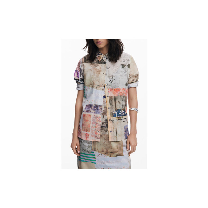 Dámská košile DESIGUAL - Béžová - XL 109639476