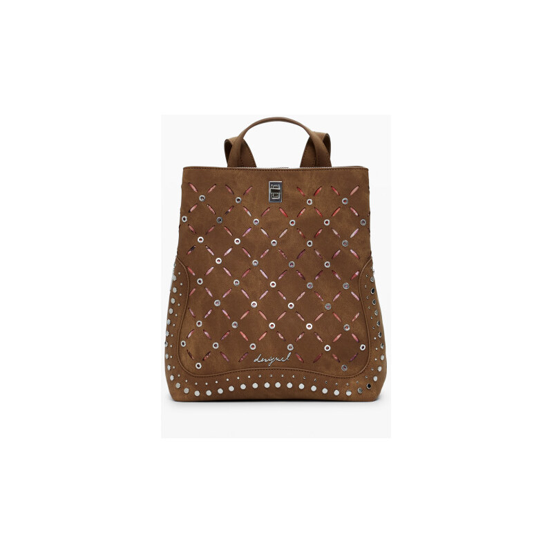 Dámský batoh DESIGUAL - Hnědý 25.0X30.0X10.0cm - UNI 109639515