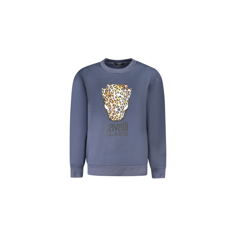 Dámská mikina bez zipu CAVALLI CLASS - modrá - L 109639707