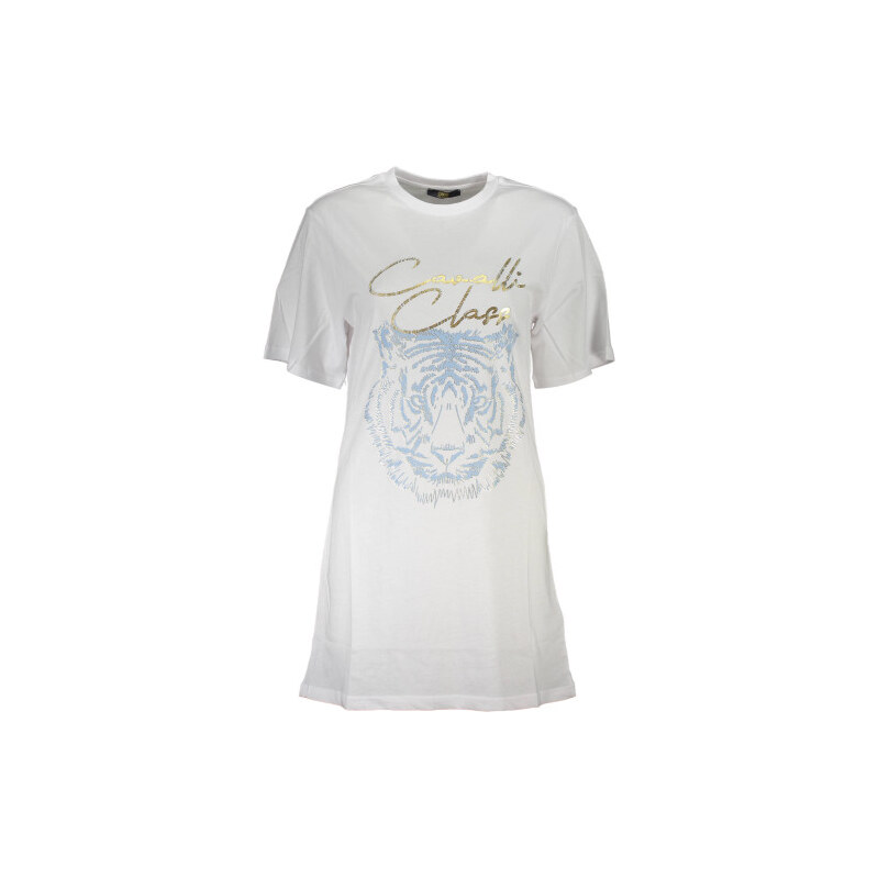 Dámské tričko s krátkým rukávem CAVALLI CLASS - bílé - XL 109639728
