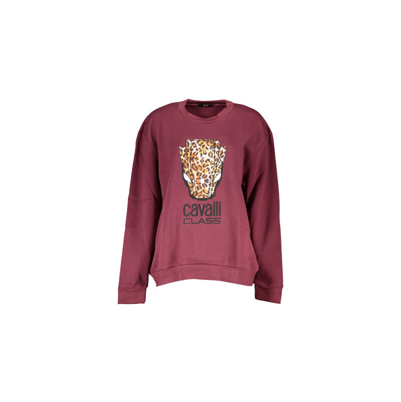 Dámská mikina bez zipu CAVALLI CLASS - fialová - L 109639765