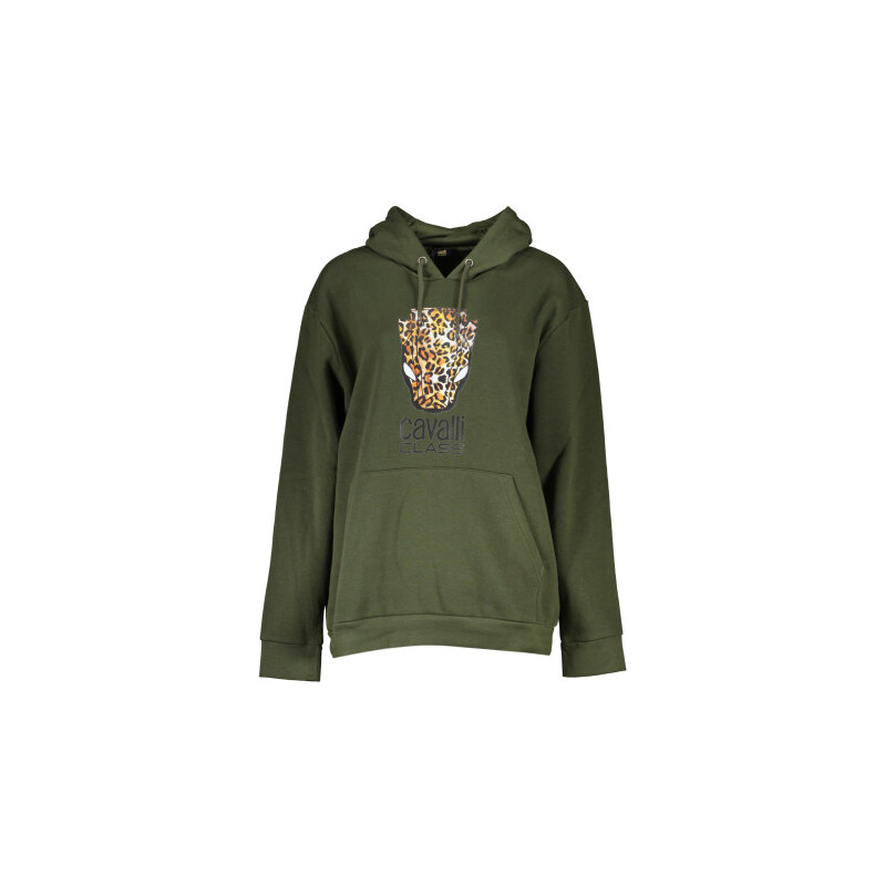 Dámská mikina bez zipu CAVALLI CLASS - zelená - XL 109639766