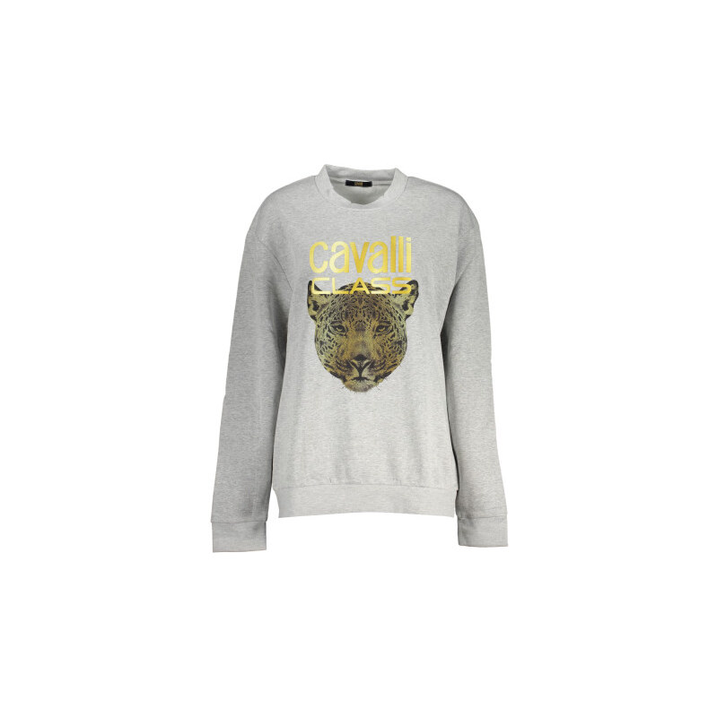 Dámská mikina bez zipu CAVALLI CLASS - šedá - 2XL 109639768