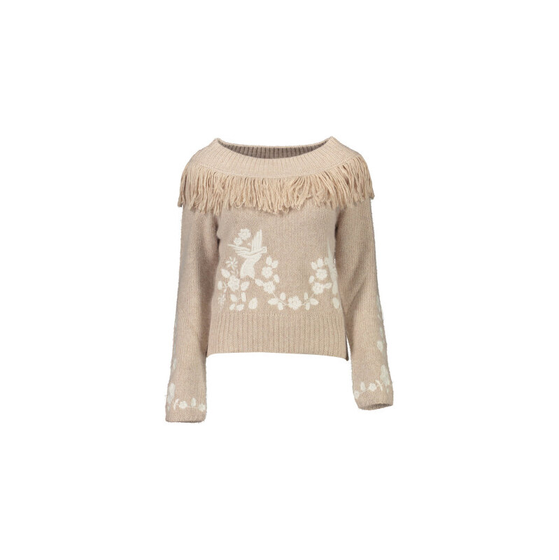 Dámský svetr BLUGIRL - Béžový - XL 109640356