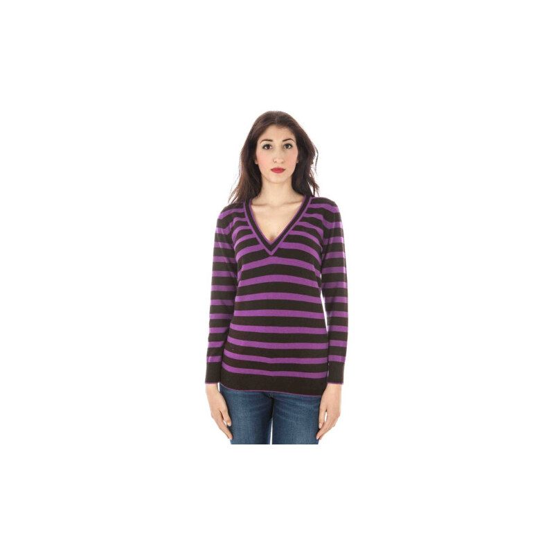 Dámský svetr FRED PERRY - Fialový - M 109640445