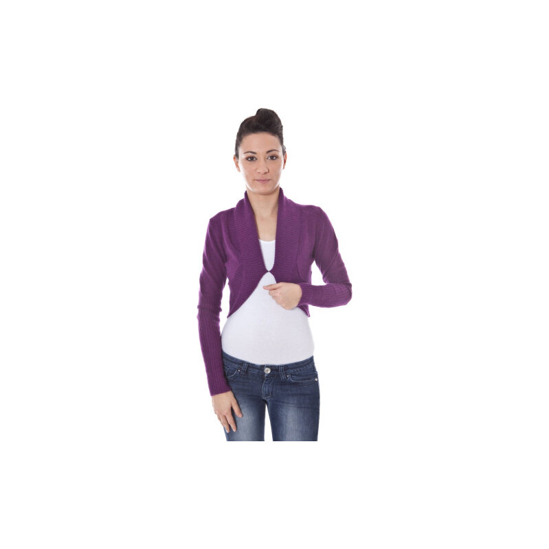 Datch Coprispalle Maniche Lunghe Donna Viola Fialová - M 109640539