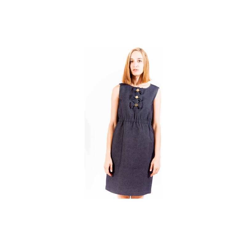 Stylové dámské šaty LOVE MOSCHINO Blue - 42 109640614