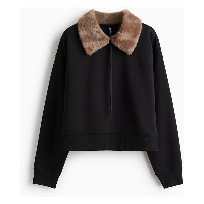 H&M - Mikinas límcem - Černá