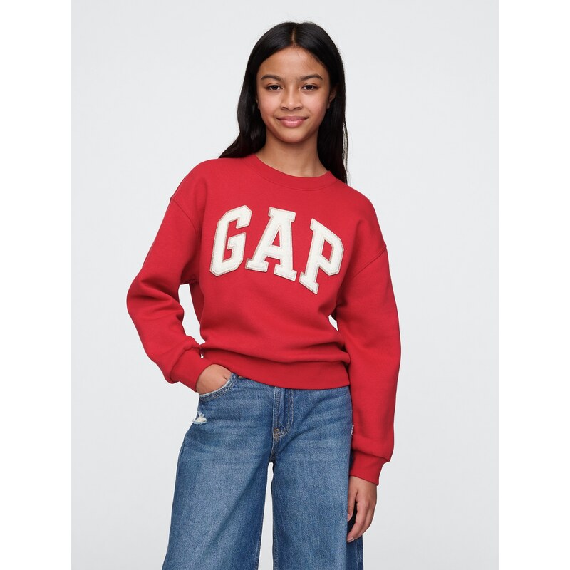 GAP Dívčí Dětská oversize mikina s logem 633950-01