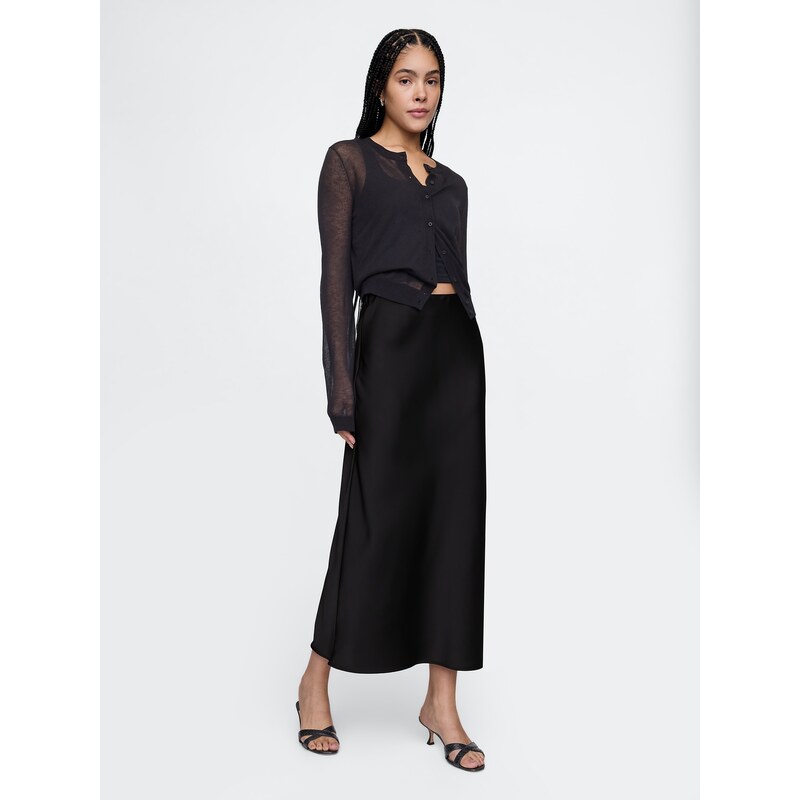 GAP Dámské Saténová maxi sukně 517636-03 109643854